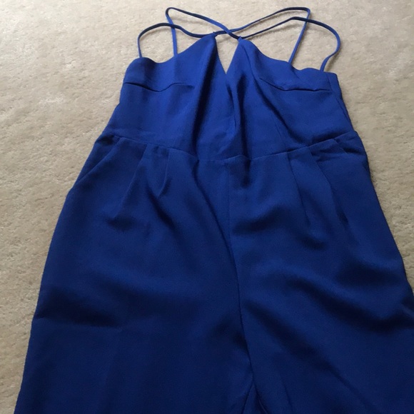 Lulus Other - Jumpsuit in navy blue. Backless with straps.
